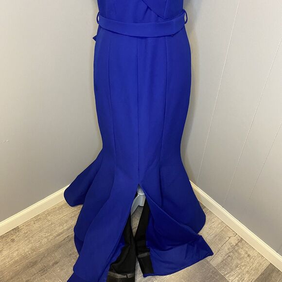 Royal Blue Long Formal Sleeveless Dress Prom Gown - Picture 6 of 12
